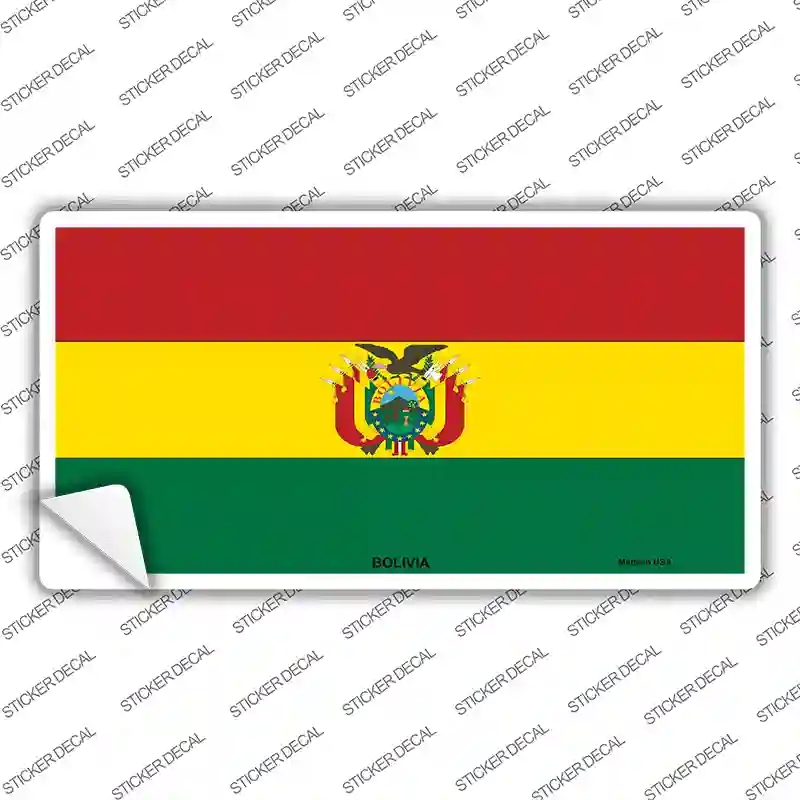 LP-3975s-L Bolivia Flag Novelty Sticker Decal - Large