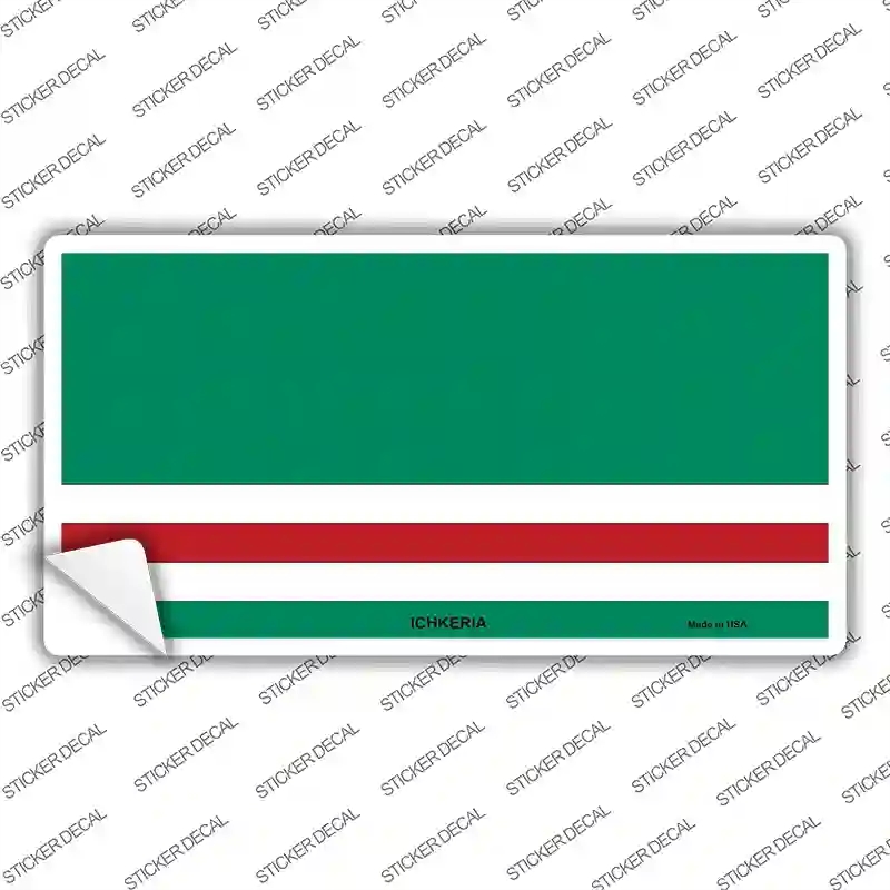 LP-4031s-L Ichkeria Flags Novelty Sticker Decal - Large