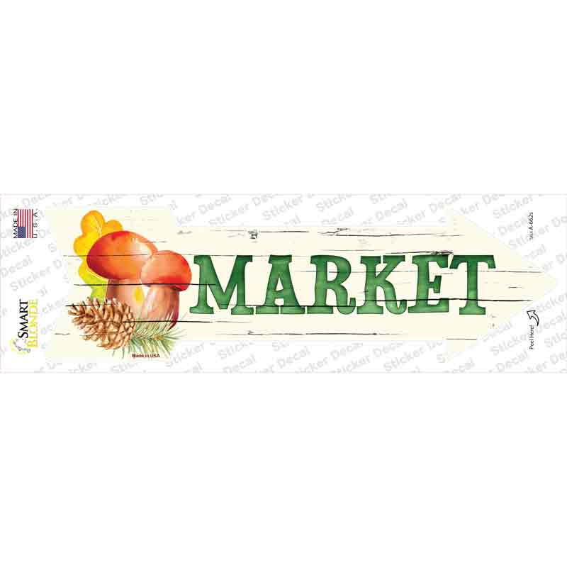 A-662s-M Market Novelty Arrow Sticker Decal - Medium