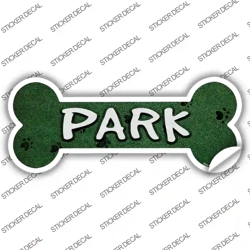 B-019s-S Park Novelty Bone Sticker Decal - Small