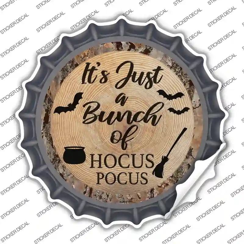 BC-1385s-L Bunch of Hocus Pocus Novelty Bottle Cap Sticker Decal - Large