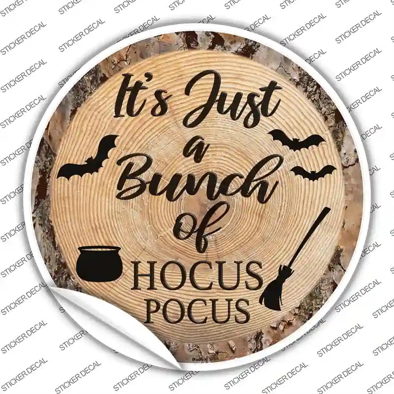 C-1385s-S Bunch of Hocus Pocus Novelty Circle Sticker Decal - Small