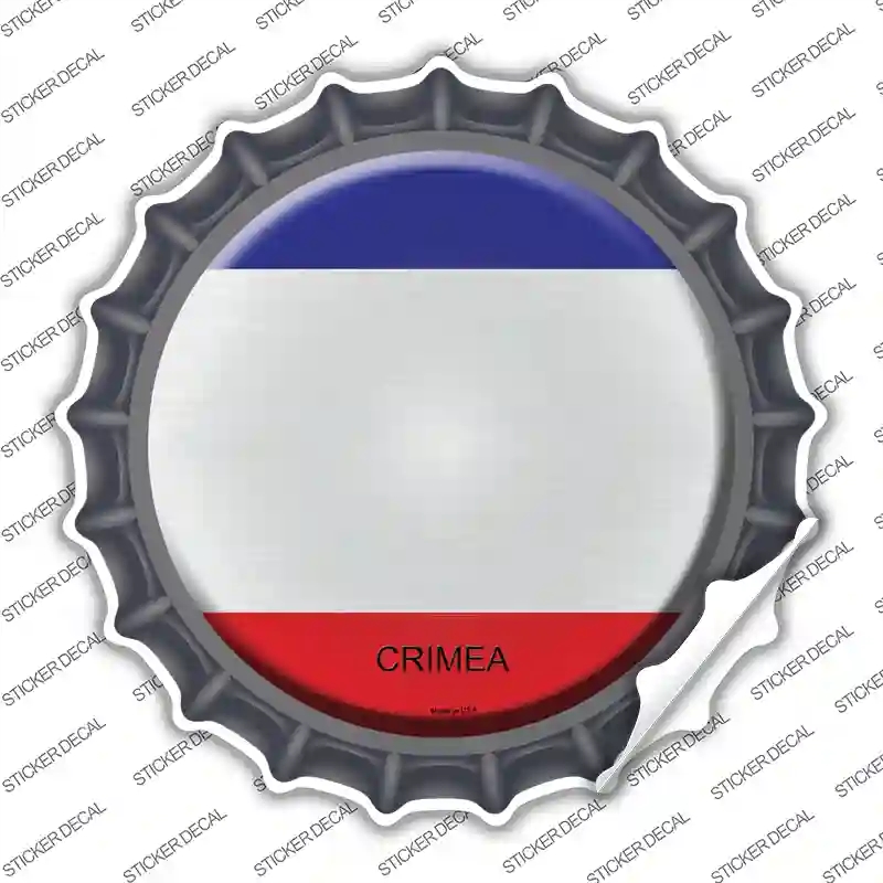 BC-244s-S Crimea Country Novelty Bottle Cap Sticker Decal - Small