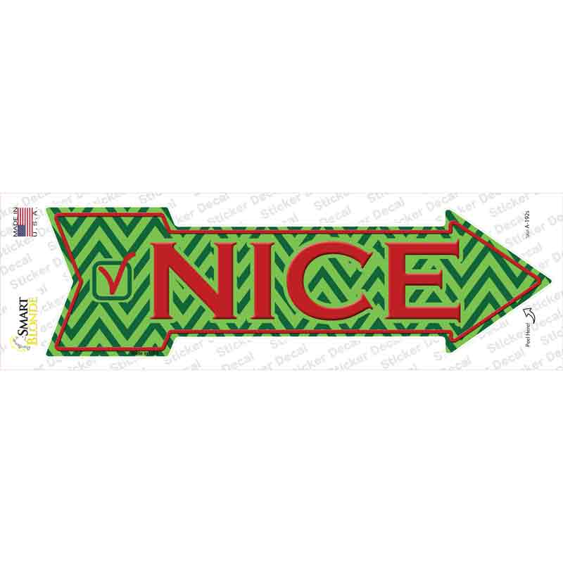 A-192s-M Nice Novelty Arrow Sticker Decal - Medium