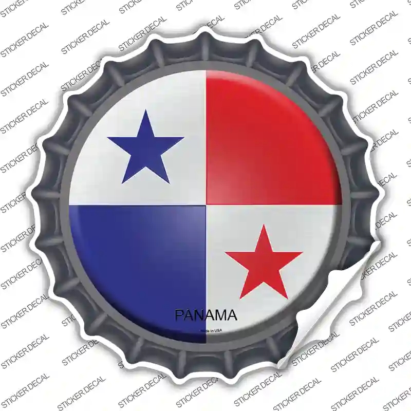 BC-385s-L Panama Country Novelty Bottle Cap Sticker Decal - Large