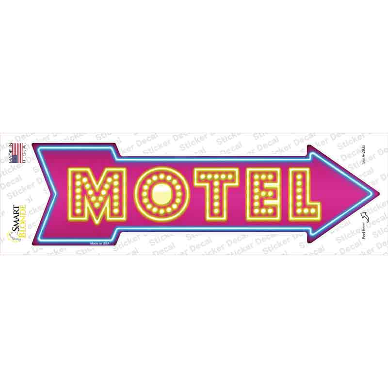 A-282s-M Motel Novelty Arrow Sticker Decal - Medium