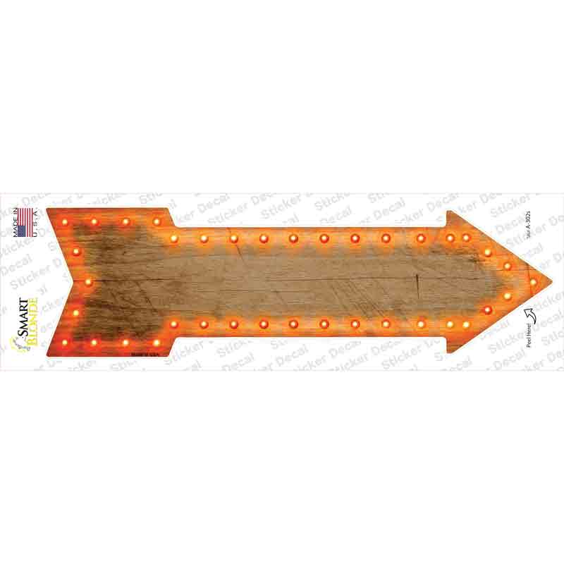 A-302s-M Spotlight Novelty Arrow Sticker Decal - Medium