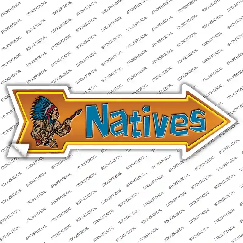A-360s-S Natives Novelty Arrow Sticker Decal - Small
