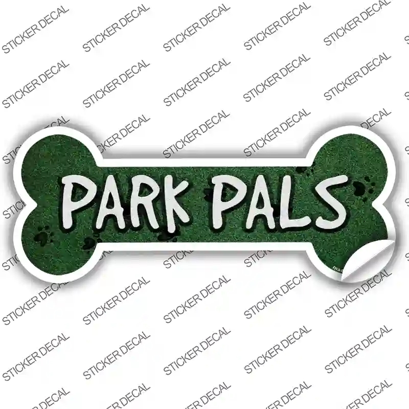 B-022s-S Park Pals Novelty Bone Sticker Decal - Small