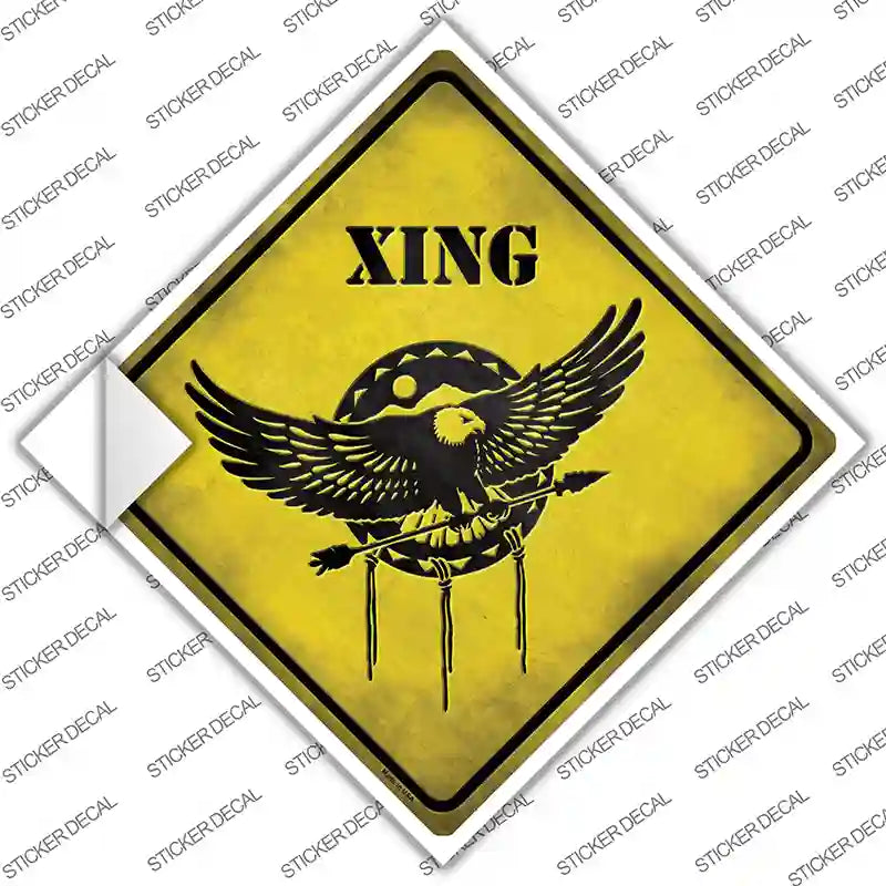 CX-140s-XL Dream Catcher Xing Novelty Diamond Sticker Decal - Extra Large