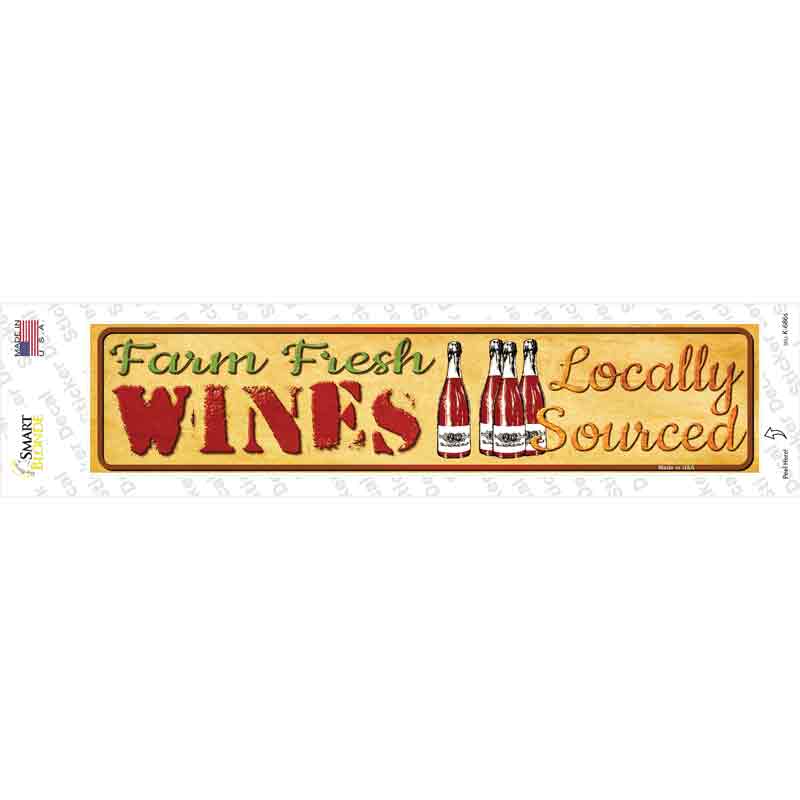 K-686s-M Farm Fresh WI Novelty Narrow Sticker Decal - Medium