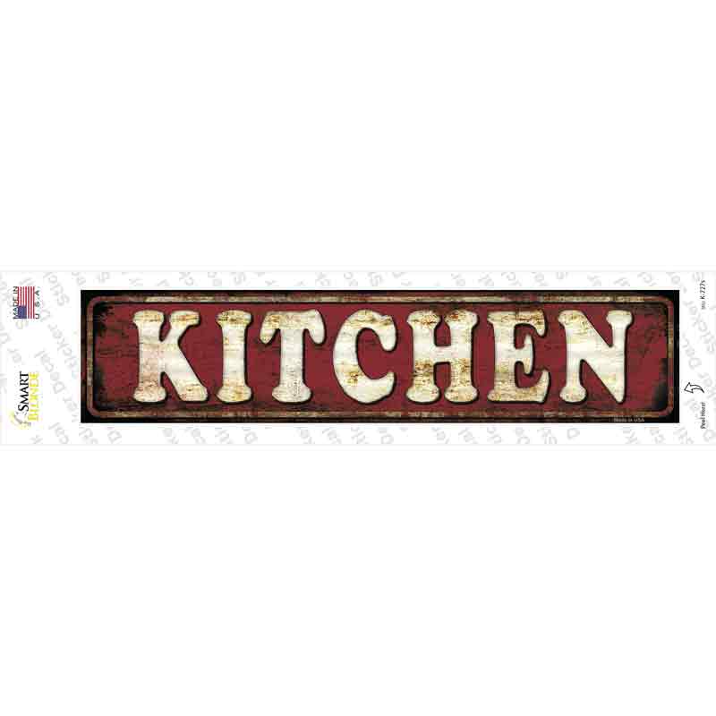 K-727s-M Kitchen Novelty Narrow Sticker Decal - Medium