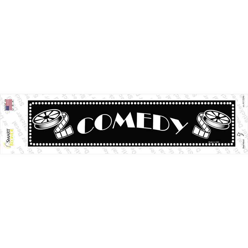 K-1324s-M Comedy Home Theater Novelty Narrow Sticker Decal - Medium