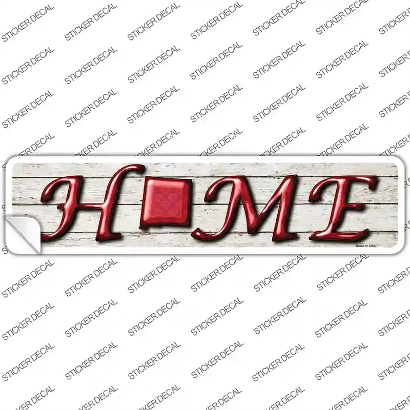 K-769s-S   Mexico Home Outline Novelty Narrow Sticker Decal - Small