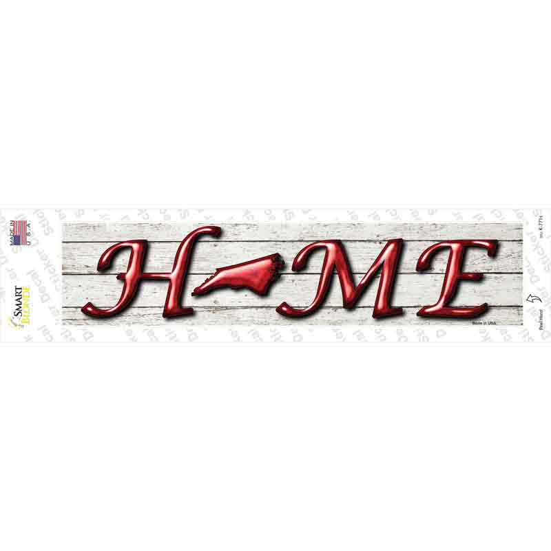 K-771s-M North Carolina Home Outline Novelty Narrow Sticker Decal - Medium