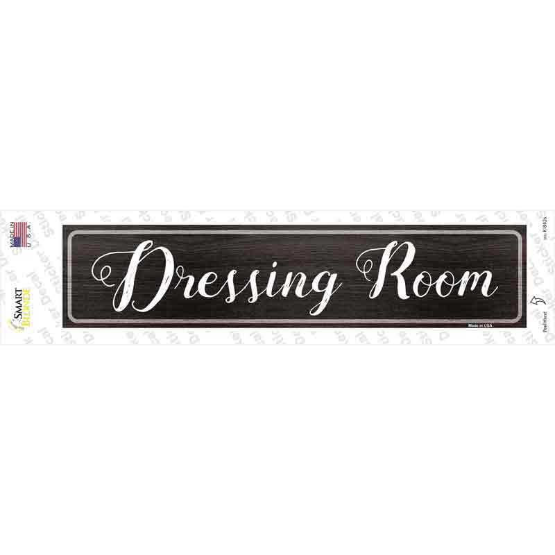 K-842s-M Dressing Room Novelty Narrow Sticker Decal - Medium