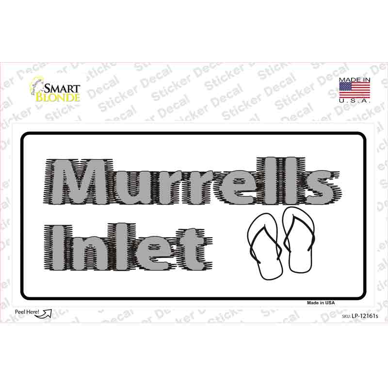 LP-12161s-M Murrells Inlet SC Novelty Sticker Decal - Medium