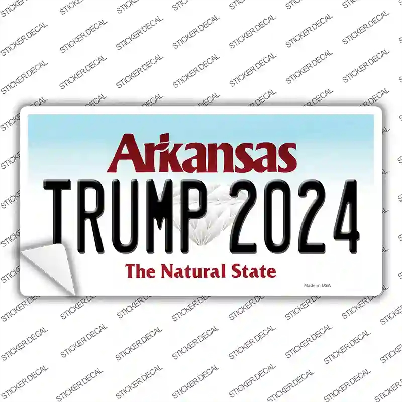 LP-12219s-S Trump 2024 Arkansas Novelty Sticker Decal - Small