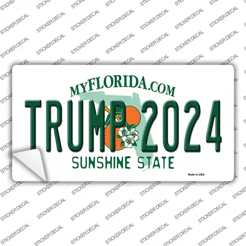 LP-12224s-S Trump 2024 Florida Novelty Sticker Decal - Small