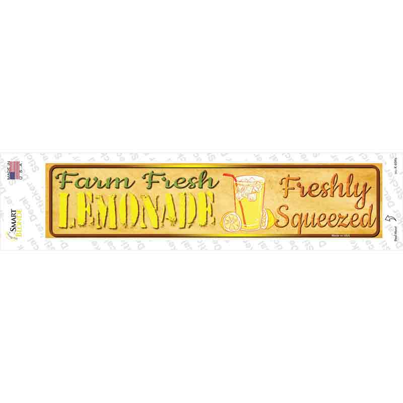 K-694s-M Farm Fresh Lemonade Novelty Narrow Sticker Decal - Medium