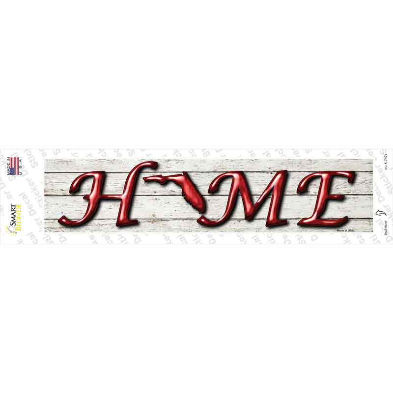 K-747s-M Florida Home Outline Novelty Narrow Sticker Decal - Medium