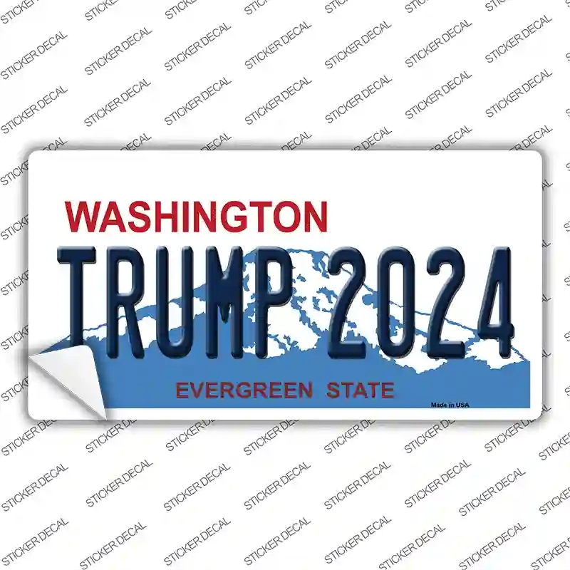 LP-12260s-L Trump 2024 Washington Novelty Sticker Decal - Large