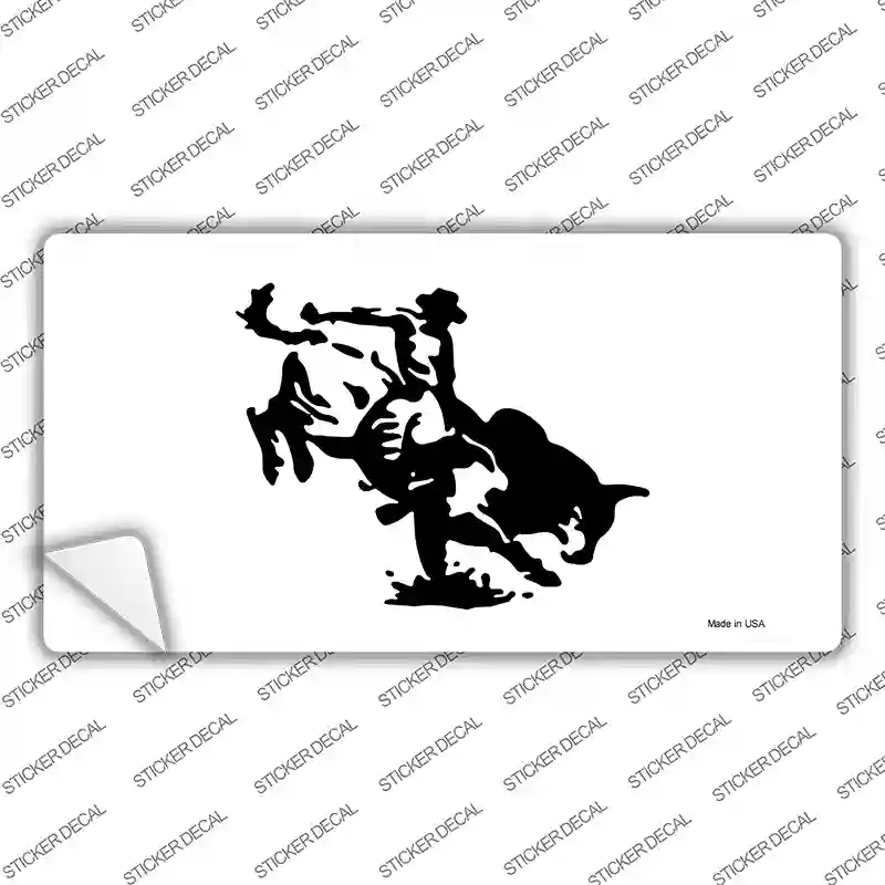 LP-1231s-L Bull Rider Novelty Sticker Decal - Large