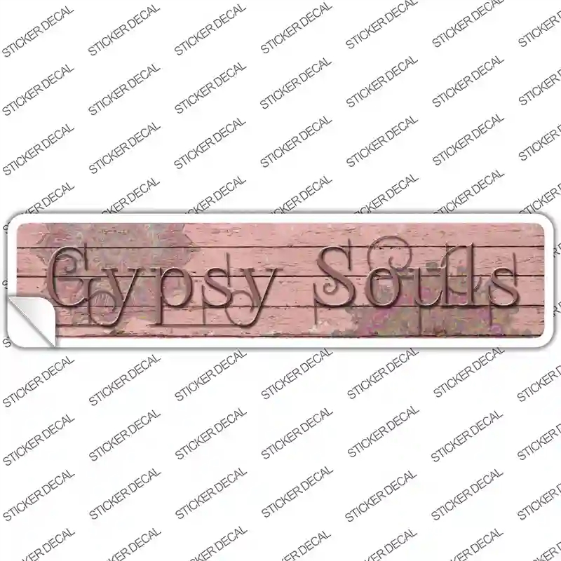 K-1441s-S Gypsy Souls Novelty Narrow Sticker Decal - Small