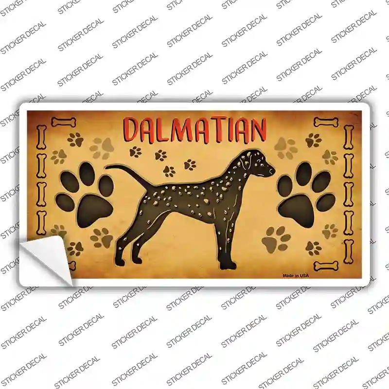 LP-10443s-S Dalmatian Novelty Sticker Decal - Small