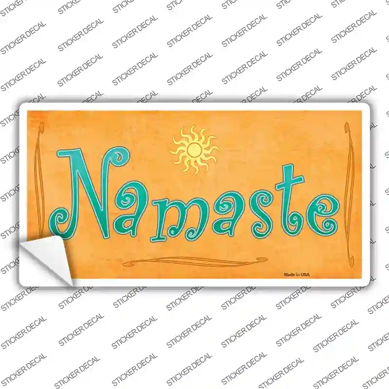 LP-10744s-S Namaste Novelty Sticker Decal - Small