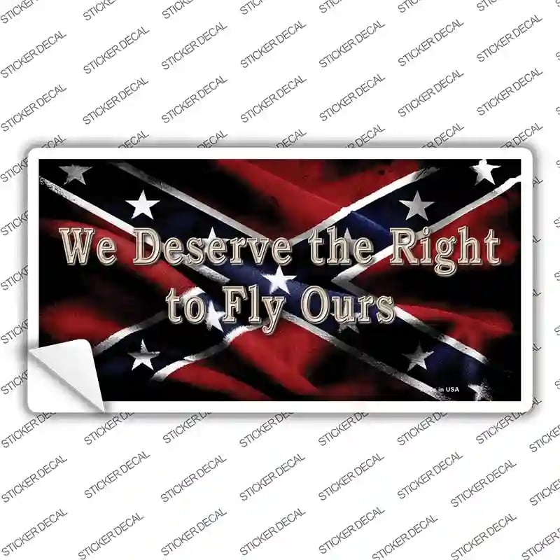 LP-11688s-L We Deserve the Right Novelty Sticker Decal - Large