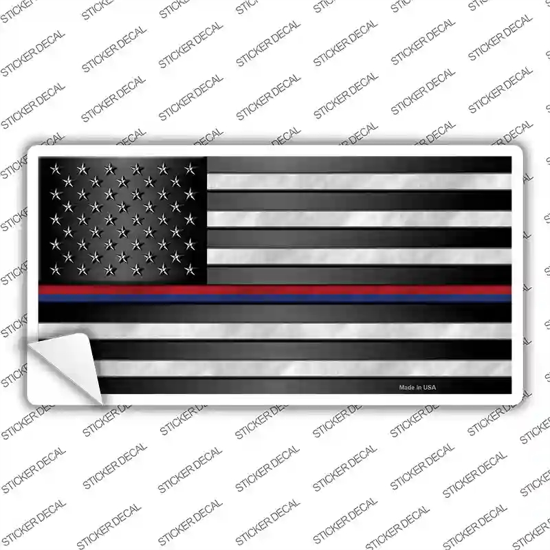 LP-11698s-L First Responder American Flag Novelty Sticker Decal - Large