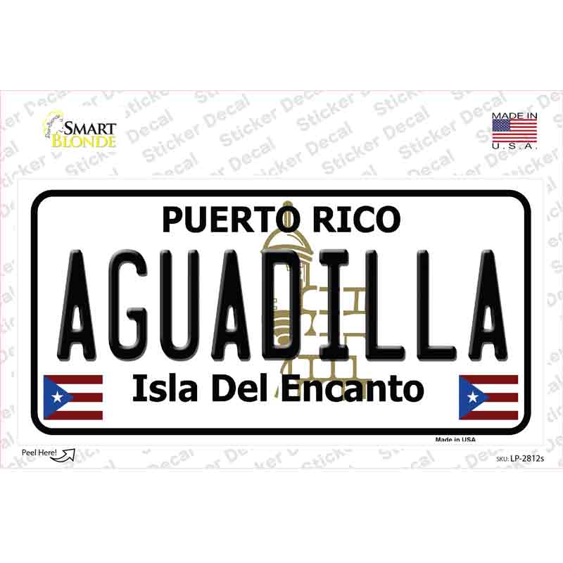 LP-2812s-M Aguadilla Puerto Rico Novelty Sticker Decal - Medium