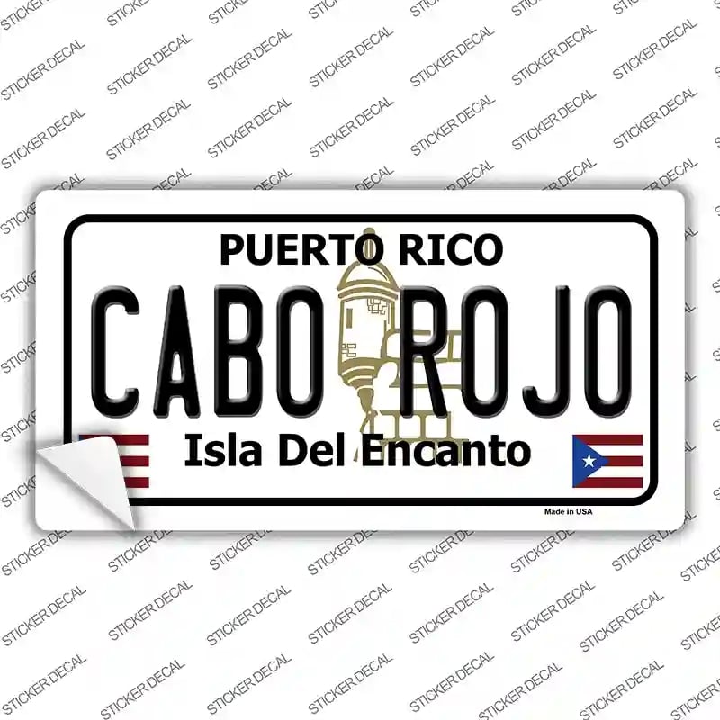 LP-2821s-S Cabo Rojo Novelty Sticker Decal - Small