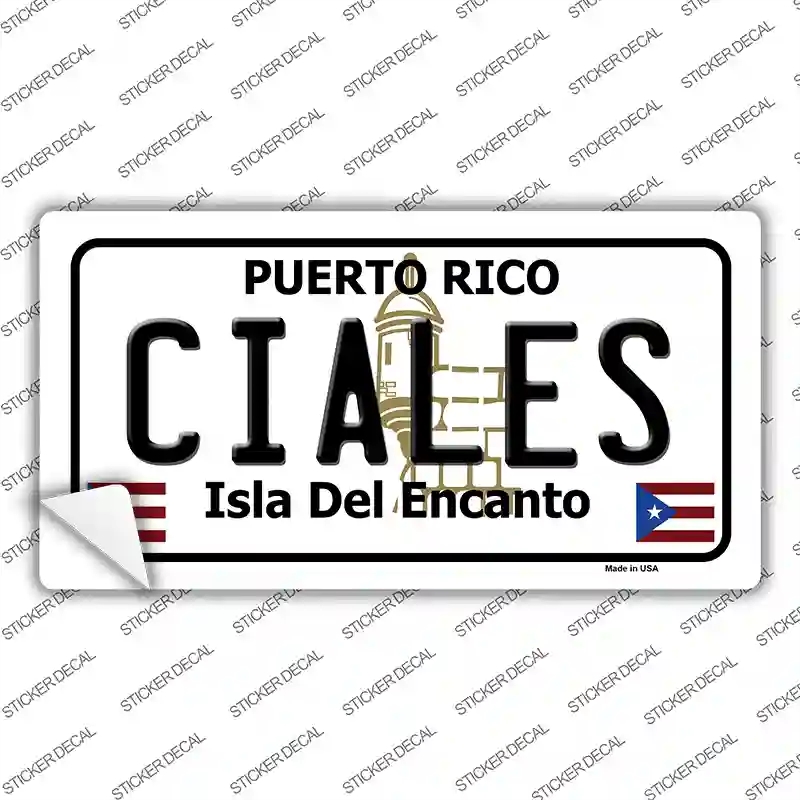 LP-2829s-S Ciales Novelty Sticker Decal - Small