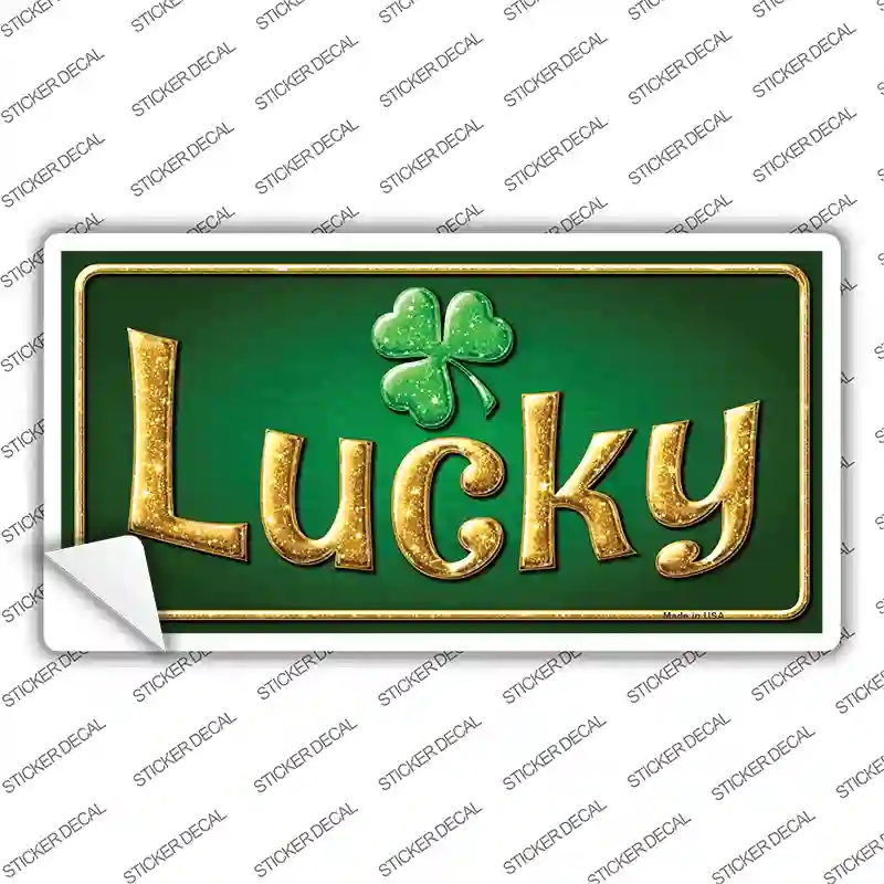 LP-11739s-S Lucky Irish Novelty Sticker Decal - Small