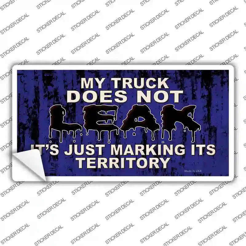 LP-11758s-S My Truck Does Not Leak Novelty Sticker Decal - Small