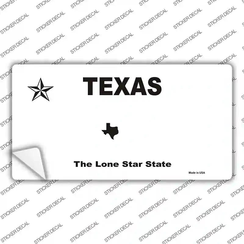LP-5130s-L Texas State Novelty Sticker Decal - Large