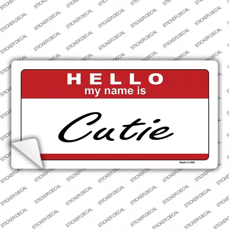 LP-5193s-S Cutie Novelty Sticker Decal - Small