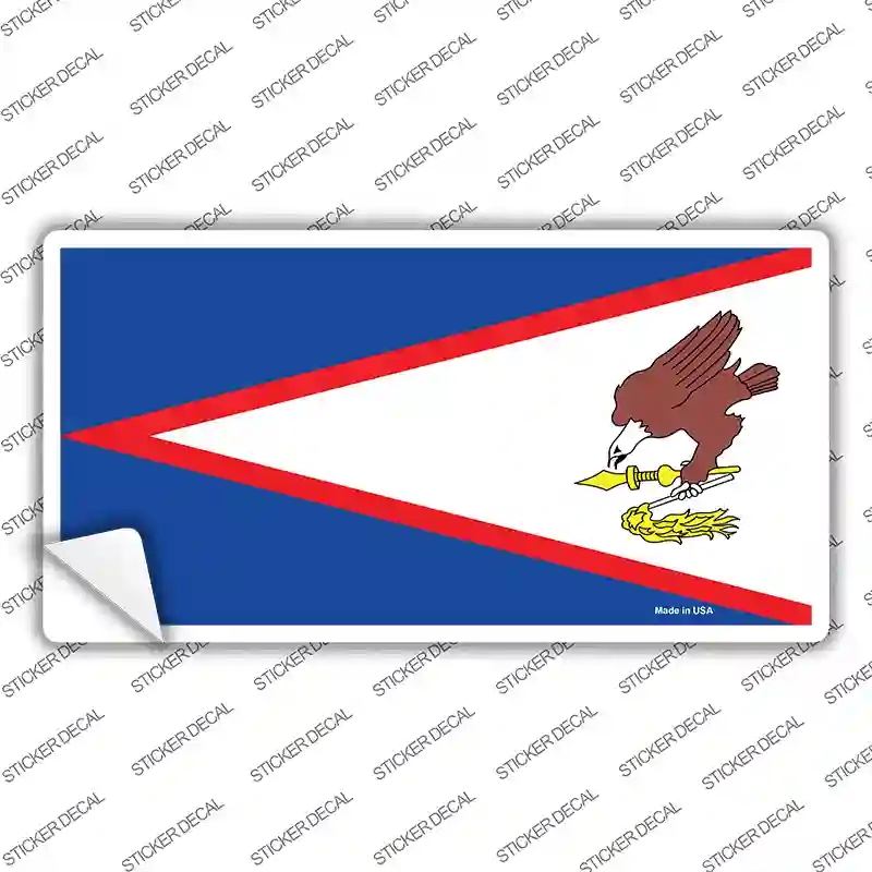 LP-470s-L American Samoa Flag Novelty Sticker Decal - Large