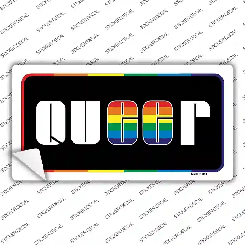 LP-4741s-XL Queer Novelty Sticker Decal - Extra Large
