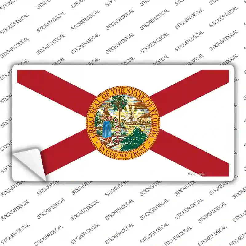 LP-519s-XL Florida State Flag Novelty Sticker Decal - Extra Large