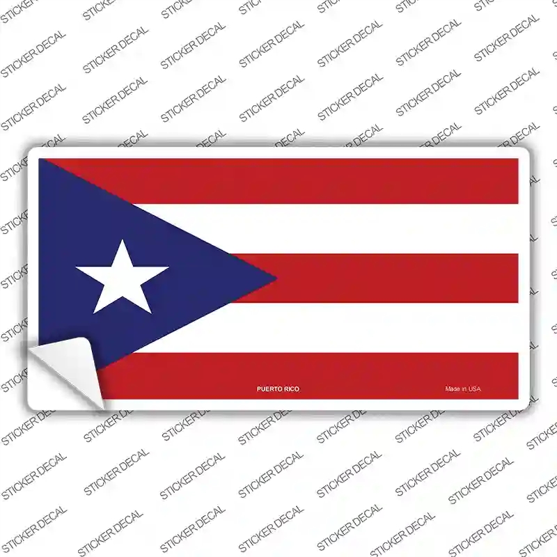 LP-530s-S Puerto Rico Flag Novelty Sticker Decal - Small