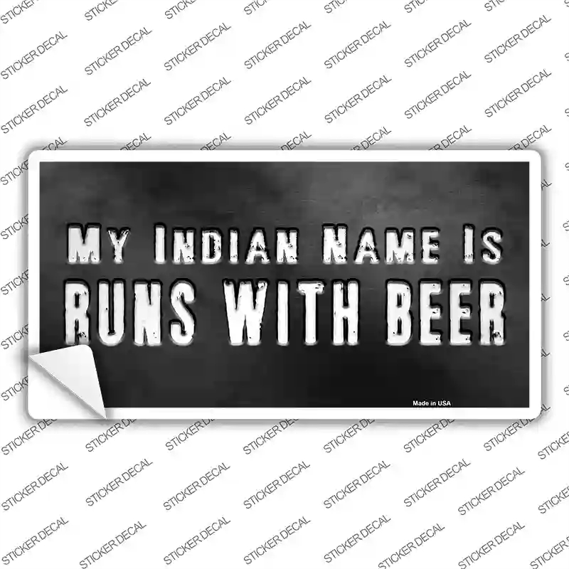 LP-11934s-S My Indian Name Novelty Sticker Decal - Small