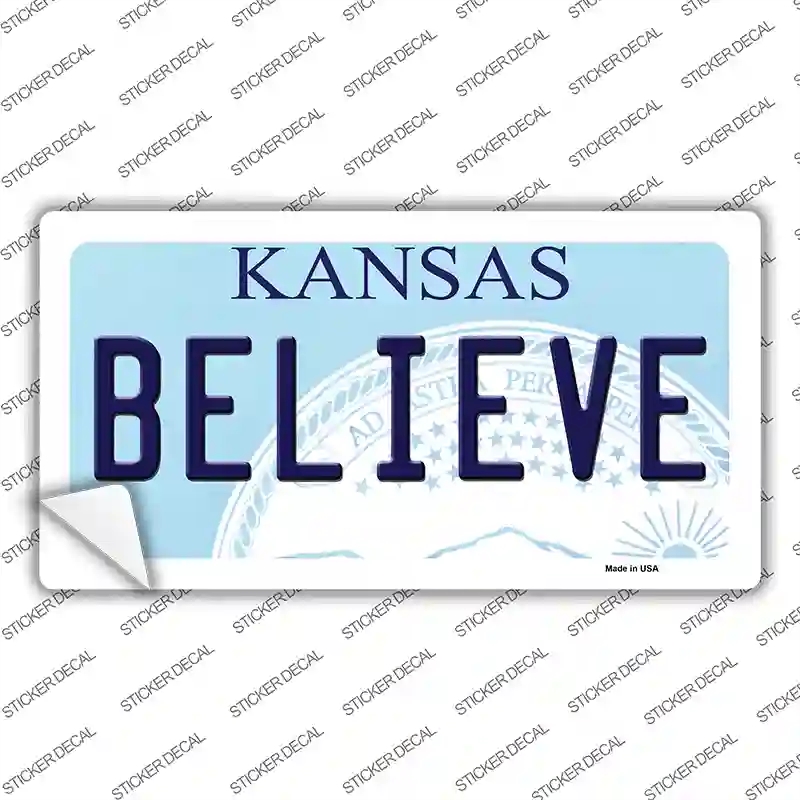 LP-6635s-L Believe Kansas Novelty Sticker Decal - Large