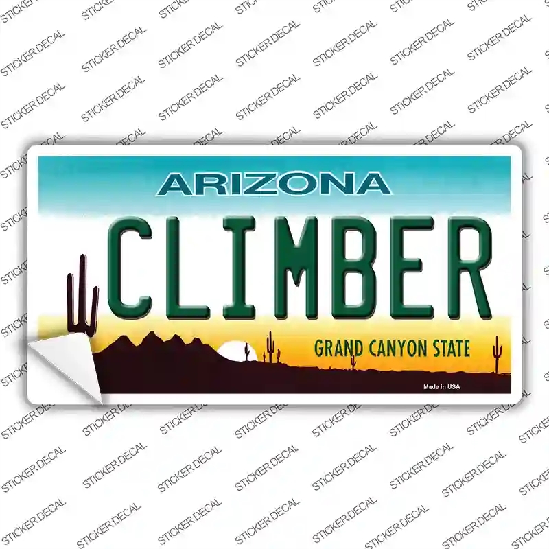 LP-6088s-L Arizona Climber Novelty Sticker Decal - Large