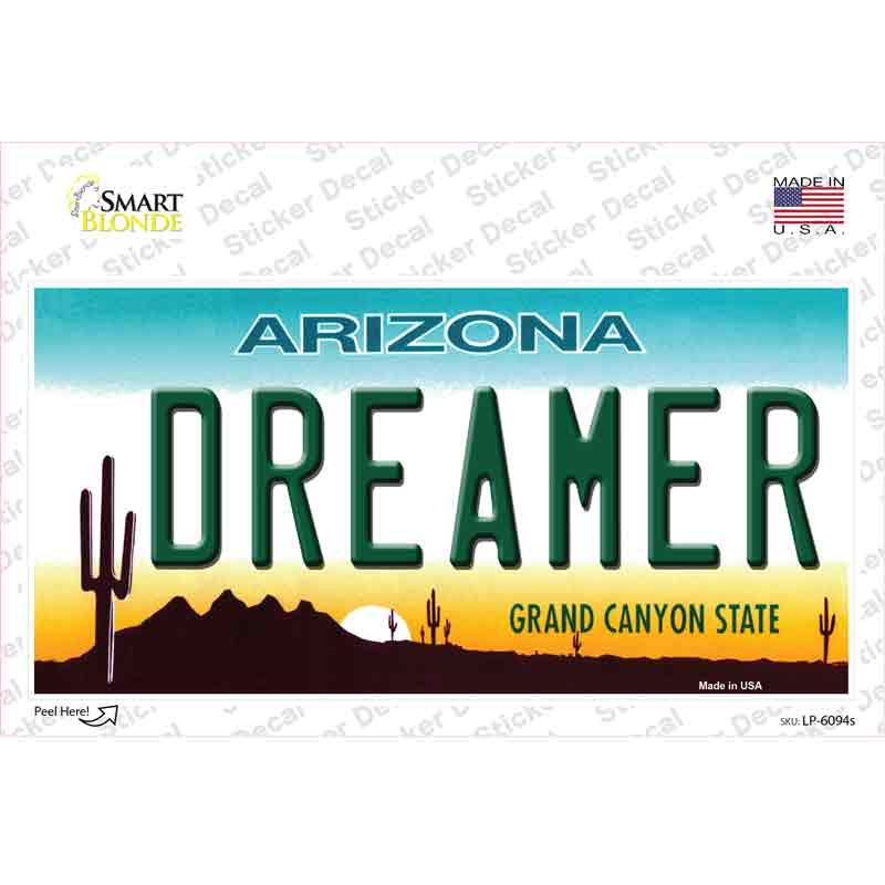 LP-6094s-M Arizona Dreamer Novelty Sticker Decal - Medium