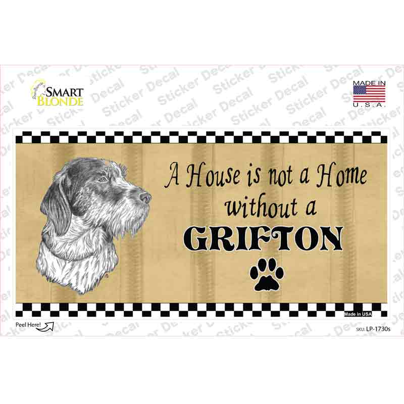 LP-1730s-M Pencil Sketch Grifton Novelty Sticker Decal - Medium