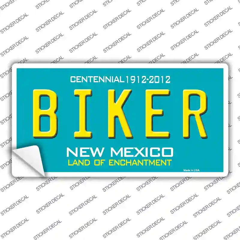 LP-6689s-L Biker   Mexico Novelty Sticker Decal - Large