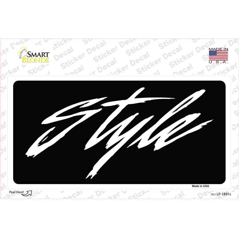 LP-1891s-M Style Novelty Sticker Decal - Medium
